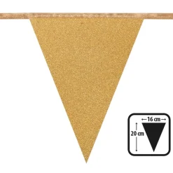 Glitter Vimpelbanner Gull