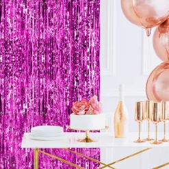 Glittergardin Lilla