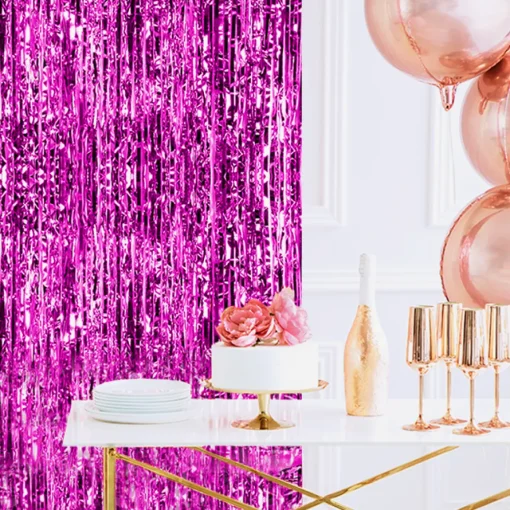Glittergardin Lilla
