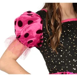 Glitterheks Barnekostyme Rosa