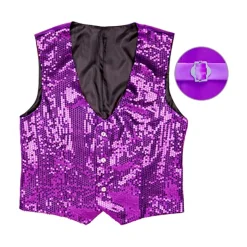 Glittervest Lilla