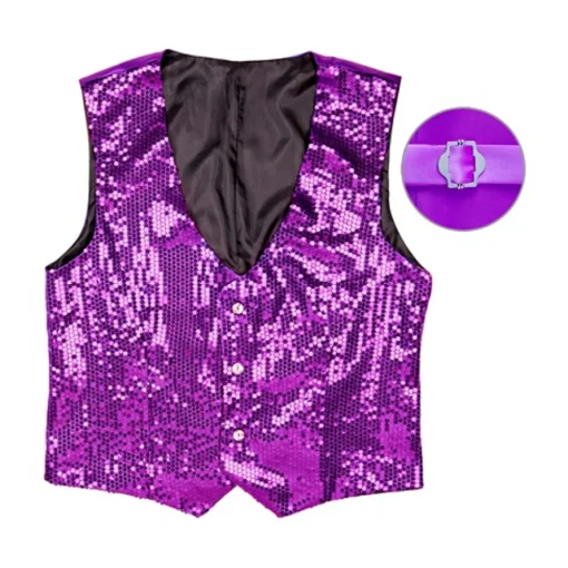 Glittervest Lilla
