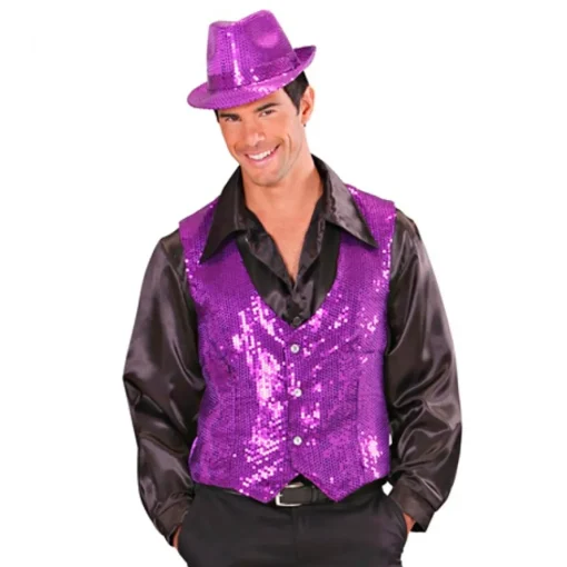 Glittervest Lilla