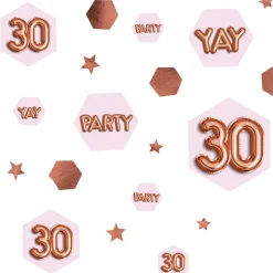 Glitz & Glamour 30 År Konfetti Lyserosa