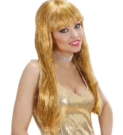 Glitzy Parykk Gull