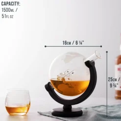 Globus Karaffel og Glass
