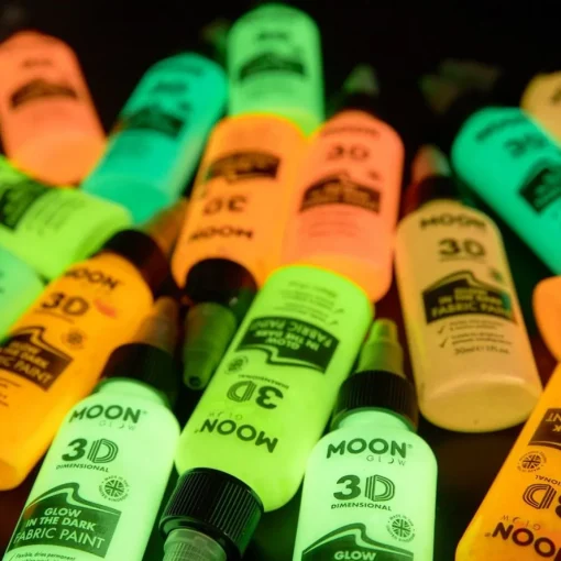 Glow In The Dark 3D Tekstilmaling