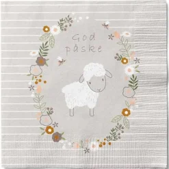 God Påske Sau Servietter