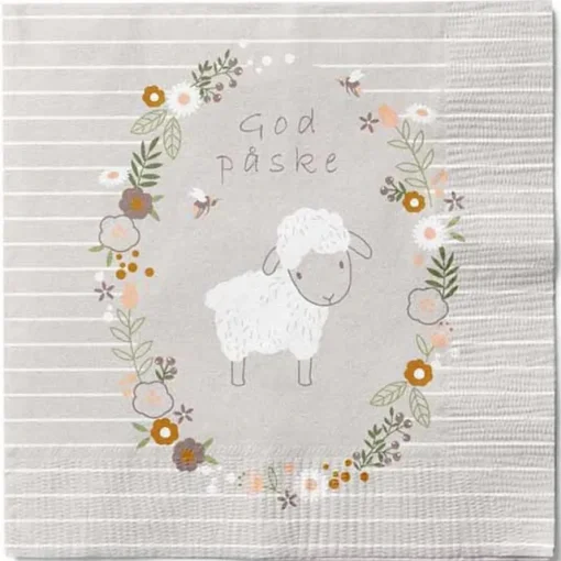 God Påske Sau Servietter