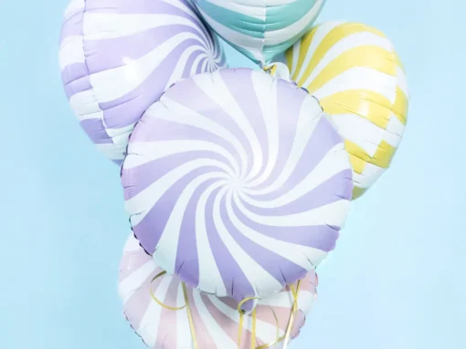 Godteri Folieballong Pastell Lilla