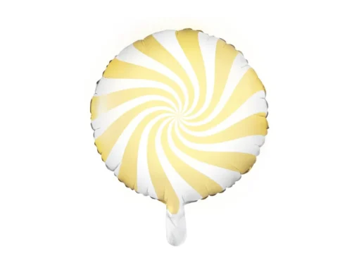 Godteri Folieballong Pastell Gul