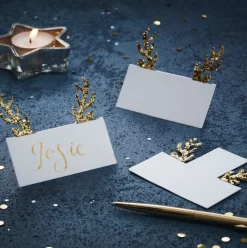 Gold Christmas Bordkort