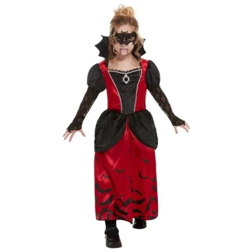 Gotisk Vampyrinne Barnekostyme