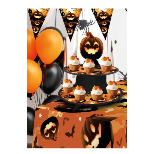 Gresskar Halloween Kakefat Oransje