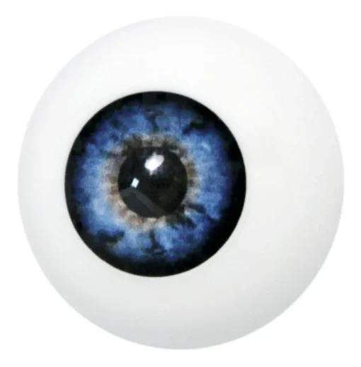 Grimas Kunstig Øye, Blå, 301 (Blue), 27 mm