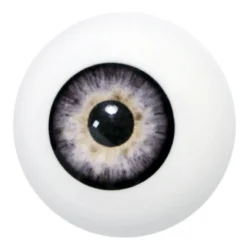 Grimas Kunstig Øye, Grå, 102 (Grey), 27 mm