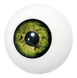 Grimas Kunstig Øye, Grønn, 401, 27 mm