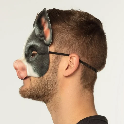 Gris Halvmaske