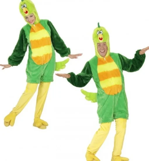 Grønn Fugl Kostyme