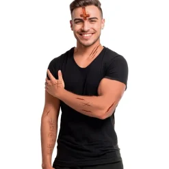 Grøssende Halloween Engangstatoveringer