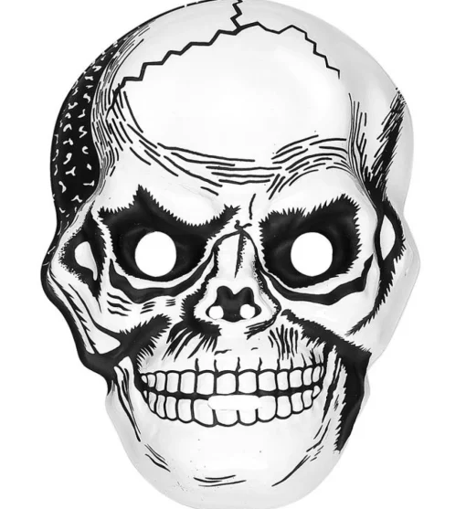 Grøssende Skjelettmaske