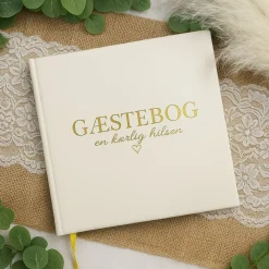 Gæstebog En Kærlig Hilsen Hvid