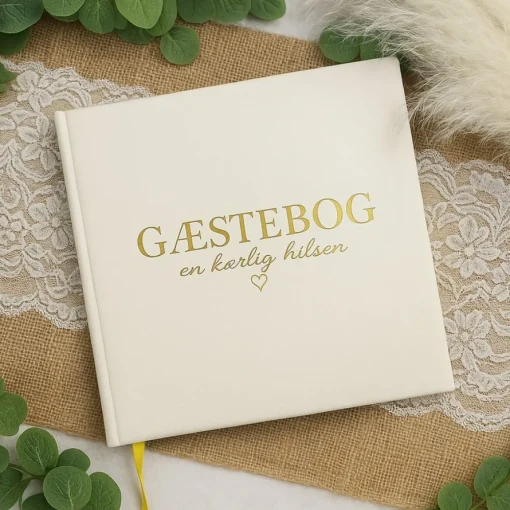Gæstebog En Kærlig Hilsen Hvid