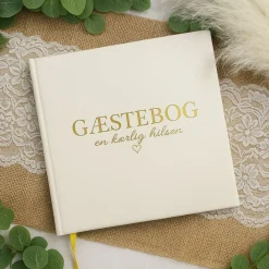 Gæstebog En Kærlig Hilsen Hvid