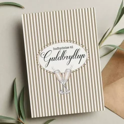 Guldbryllup Invitationer