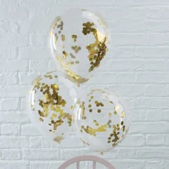Gull Konfetti Ballonger