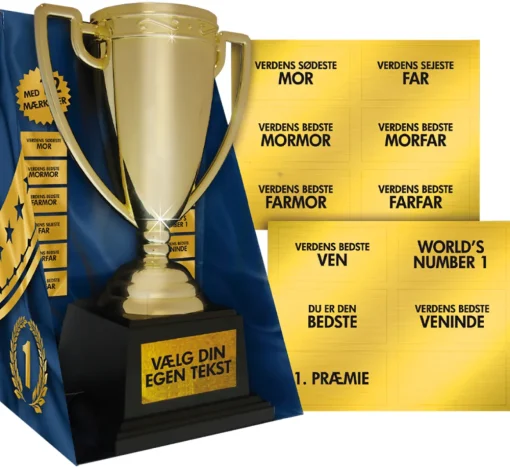 Gull Pokal Personlig Tekst