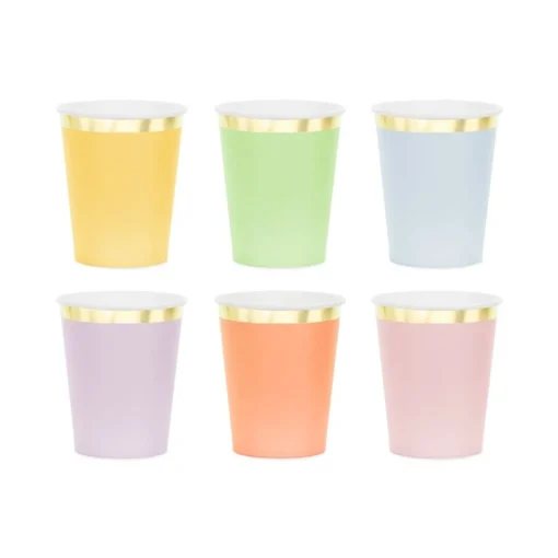 Gullkantet Pappkrus Pastell Mix