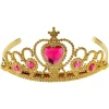 Gulltiara med Rosa Edelstener