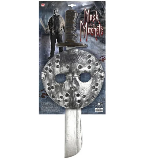 Halloweeen Maske og Machete
