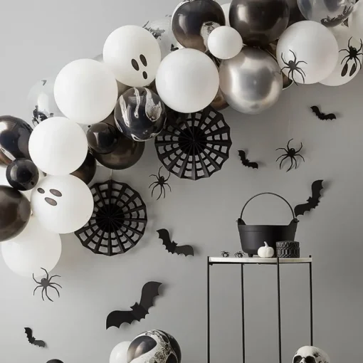 Halloween Ballongbue Svart og Hvit