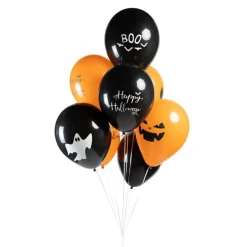 Halloween Ballonger Oransje og Svart