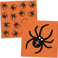 Halloween Edderkopp Servietter