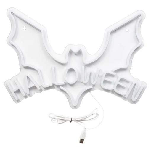 Halloween Flaggermus LED Neonskilt