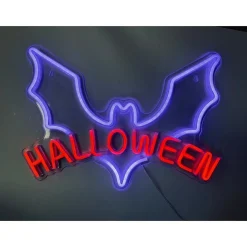 Halloween Flaggermus LED Neonskilt