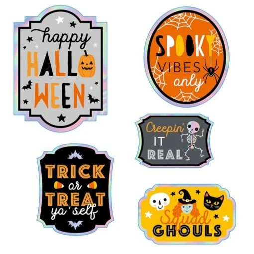 Halloween Flaske Klistremerker