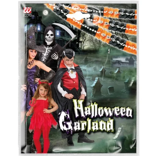 Halloween Girlander Svart og Oransje