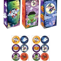 Halloween Godteposer & Klistremerker