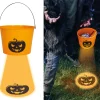 Halloween Godteribøtte med Lys