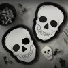 Halloween Hodeskall Papptallerkener