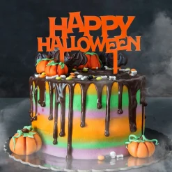 Halloween Kaketopp Oransje