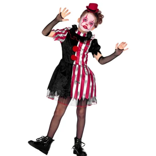 Halloween Klovn Kjole Barnekostyme