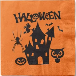 Halloween Servietter Oransje