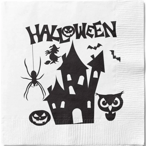 Halloween Servietter Spøkelseshus