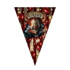 Halloween Sirkus Vimpelbanner