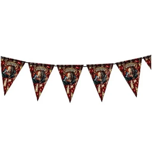 Halloween Sirkus Vimpelbanner